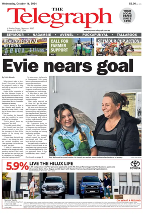 Cover of Seymour Telegraph