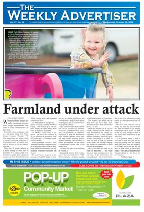 Cover of The Weekly Advertiser Horsham