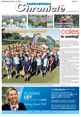 Cover of Yarrawonga Chronicle