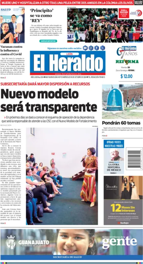 Cover of El Heraldo de Leon