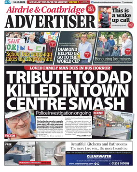 Cover of Airdrie & Coatbridge Advertiser