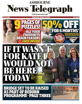 Cover of Ashbourne News Telegraph