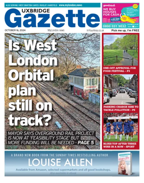 Cover of Uxbridge Gazette