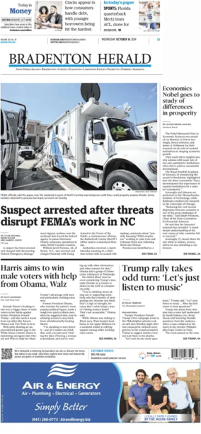 Cover of The Bradenton Herald