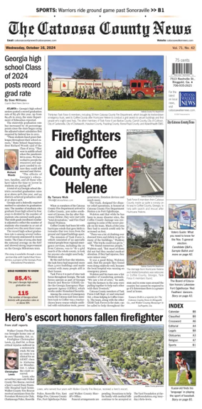 Cover of The Catoosa County News