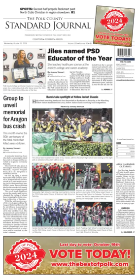 Cover of The Standard Journal