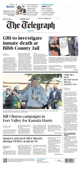 Cover of The Telegraph (Macon)