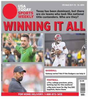 Cover of USA TODAY Sports Weekly