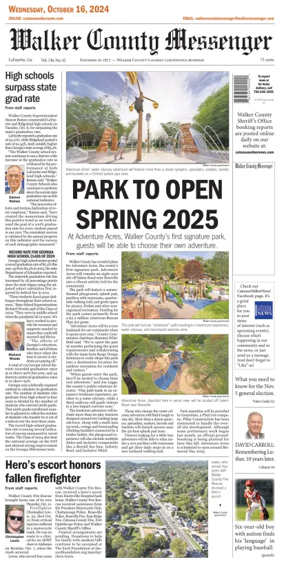 Cover of Walker County Messenger