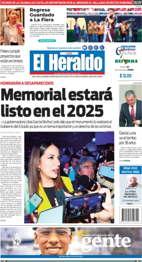 Cover of El Heraldo de Leon