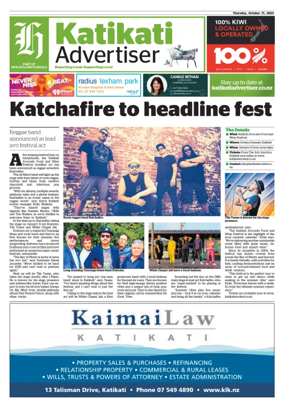 Cover of Katikati Advertiser