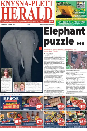 Cover of Knysna-Plett Herald