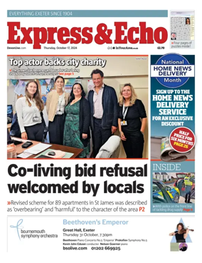 Cover of Express & Echo (City & East Devon Edition)