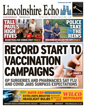 Cover of Lincolnshire Echo