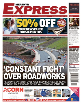 Cover of Merthyr Express