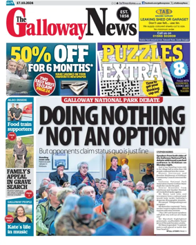 Cover of The Galloway News