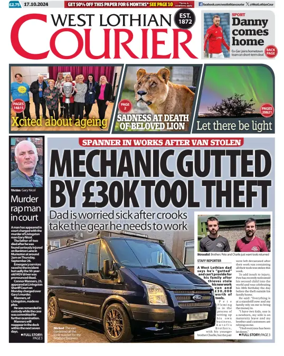 Cover of West Lothian Courier