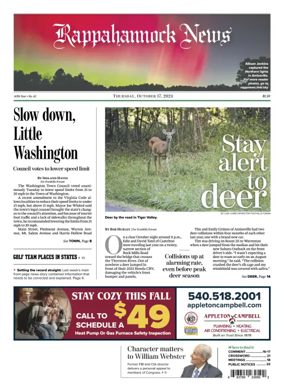 Cover of Rappahannock News