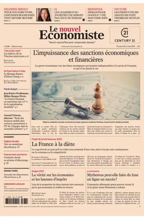Cover of Le Nouvel Economiste