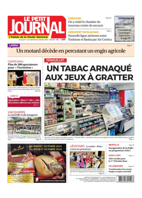 Cover of Le Petit Journal - L'hebdo du Pays Toulousain