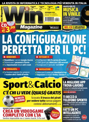 Cover of Win Magazine