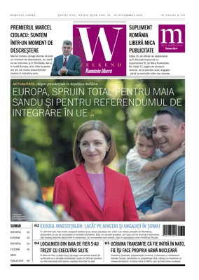 Cover of Romania Libera - Friday Edition