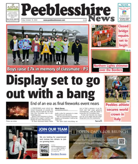 Cover of Peebleshire News