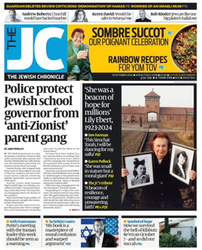 Cover of The Jewish Chronicle