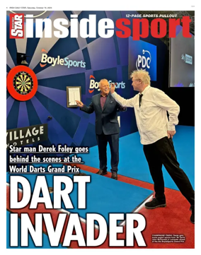Cover of Irish Daily Star - Inside Sport