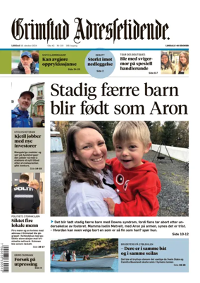 Cover of Grimstad Adressetidende