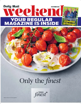Cover of Daily Mail Weekend Magazine