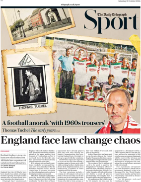 Cover of The Daily Telegraph - Sport Saturday