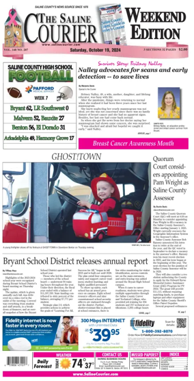 Cover of The Saline Courier Weekend