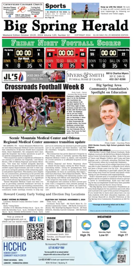 Cover of Big Spring Herald Weekend