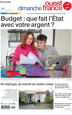 Cover of Dimanche Ouest France (Normandie)
