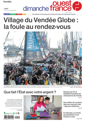 Cover of Dimanche Ouest France (Vendee)