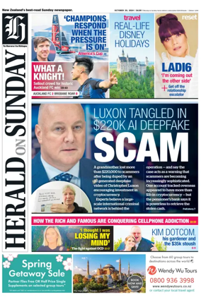 Cover of Herald on Sunday