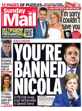 Cover of Sunday Mail (UK)