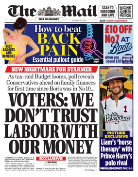 Cover of The Mail on Sunday