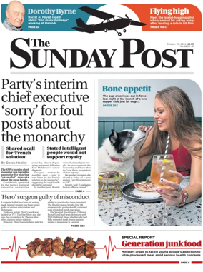 Cover of The Sunday Post (Inverness)