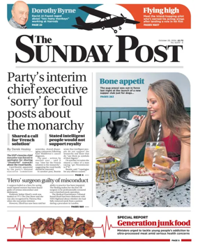 Cover of The Sunday Post (Newcastle)