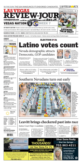 Cover of Las Vegas Review-Journal (Sunday)