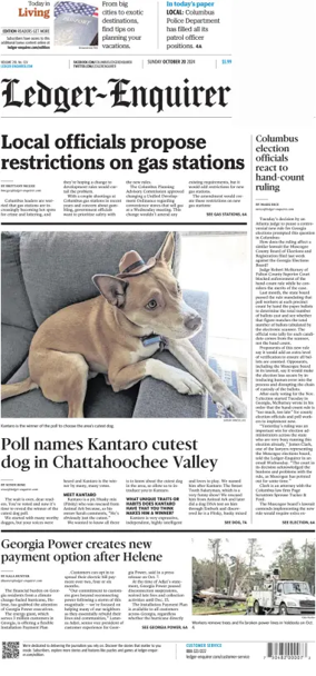 Cover of Ledger-Enquirer (Sunday)