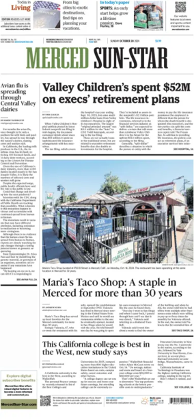 Cover of Merced Sun-Star (Saturday)