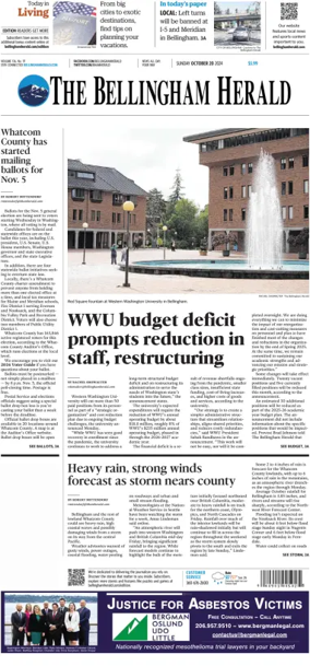 Cover of The Bellingham Herald (Sunday)
