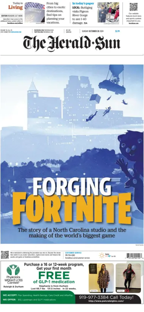 Cover of The Herald Sun (Sunday)