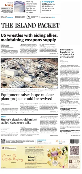 Cover of The Island Packet (Sunday)