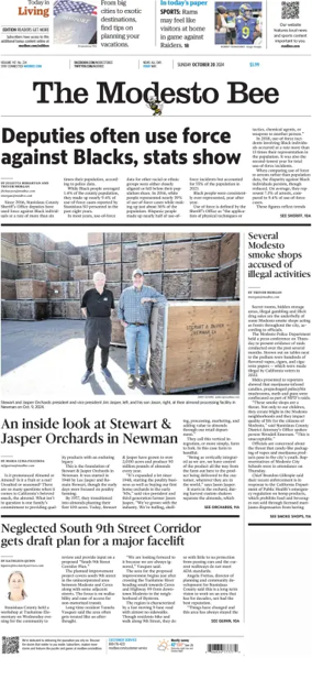 Cover of The Modesto Bee (Sunday)