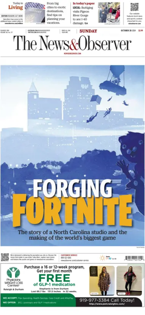 Cover of The News & Observer (Sunday)