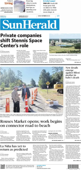 Cover of The Sun Herald (Sunday)